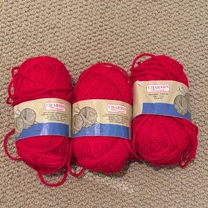 Red Yarn Bundle